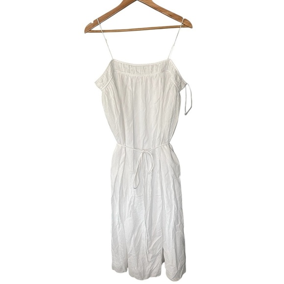 AYR The Easy Breezy Dress Japanese Shadow Striped Cotton - Picture 7 of 14